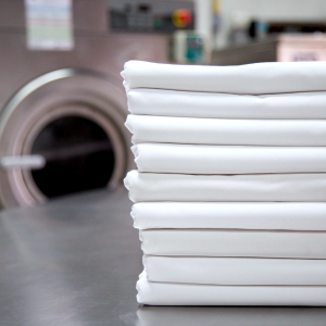 Folded Sheets At Laundromat 300X300